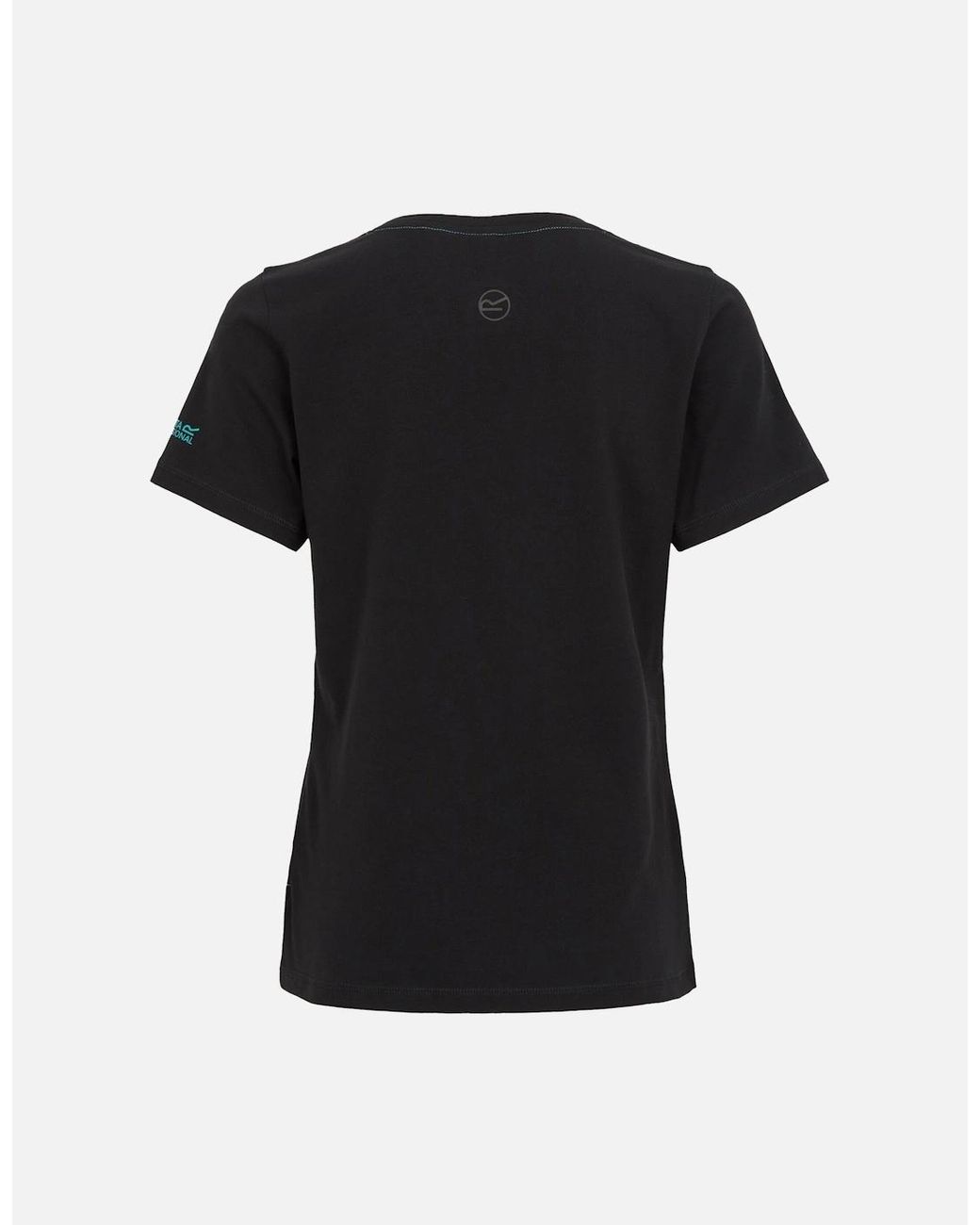 Regatta Black Professional /Ladies Ada Cotton Stretch T-Shirt