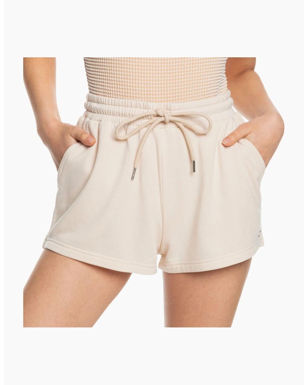 Roxy White Surfing By Moonlight Sweatshorts