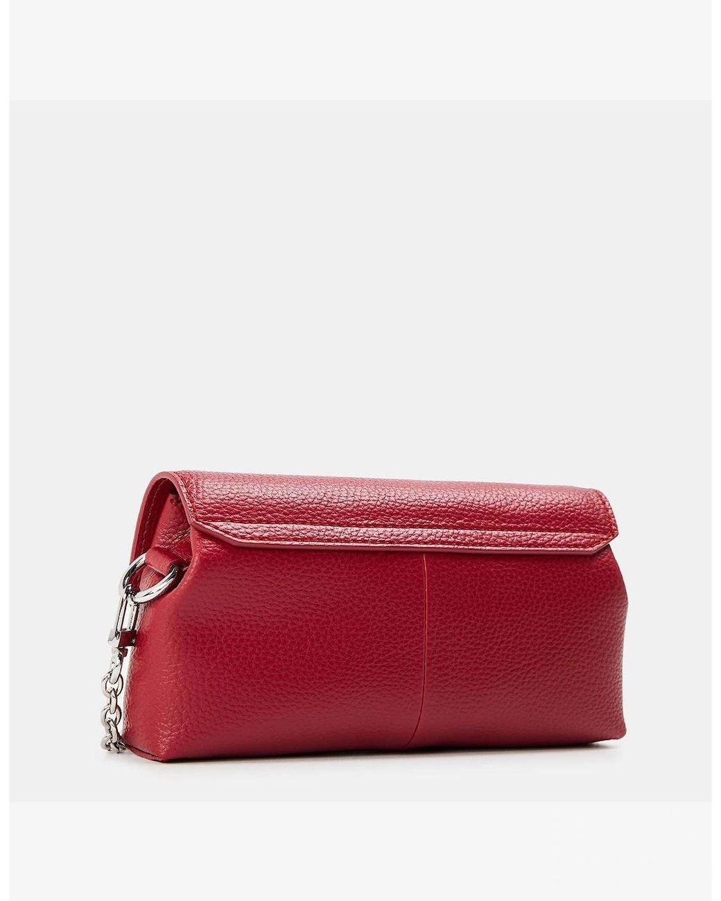 Vivienne Westwood Red Viv Mini Chain Pouch Clutch Bag