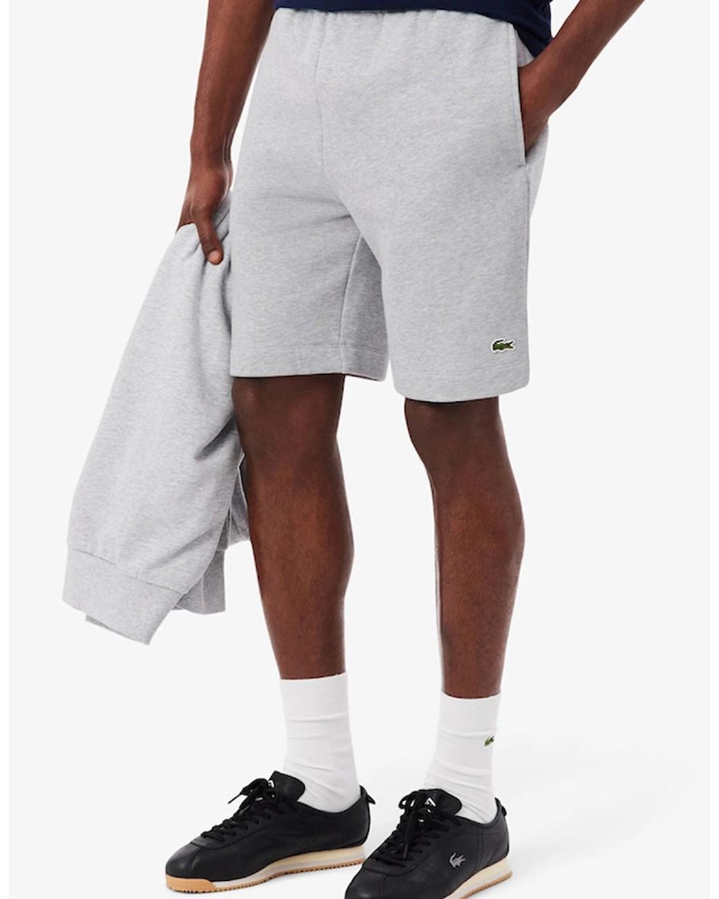 Lacoste Blue Regular Fit Fleece Shorts for men