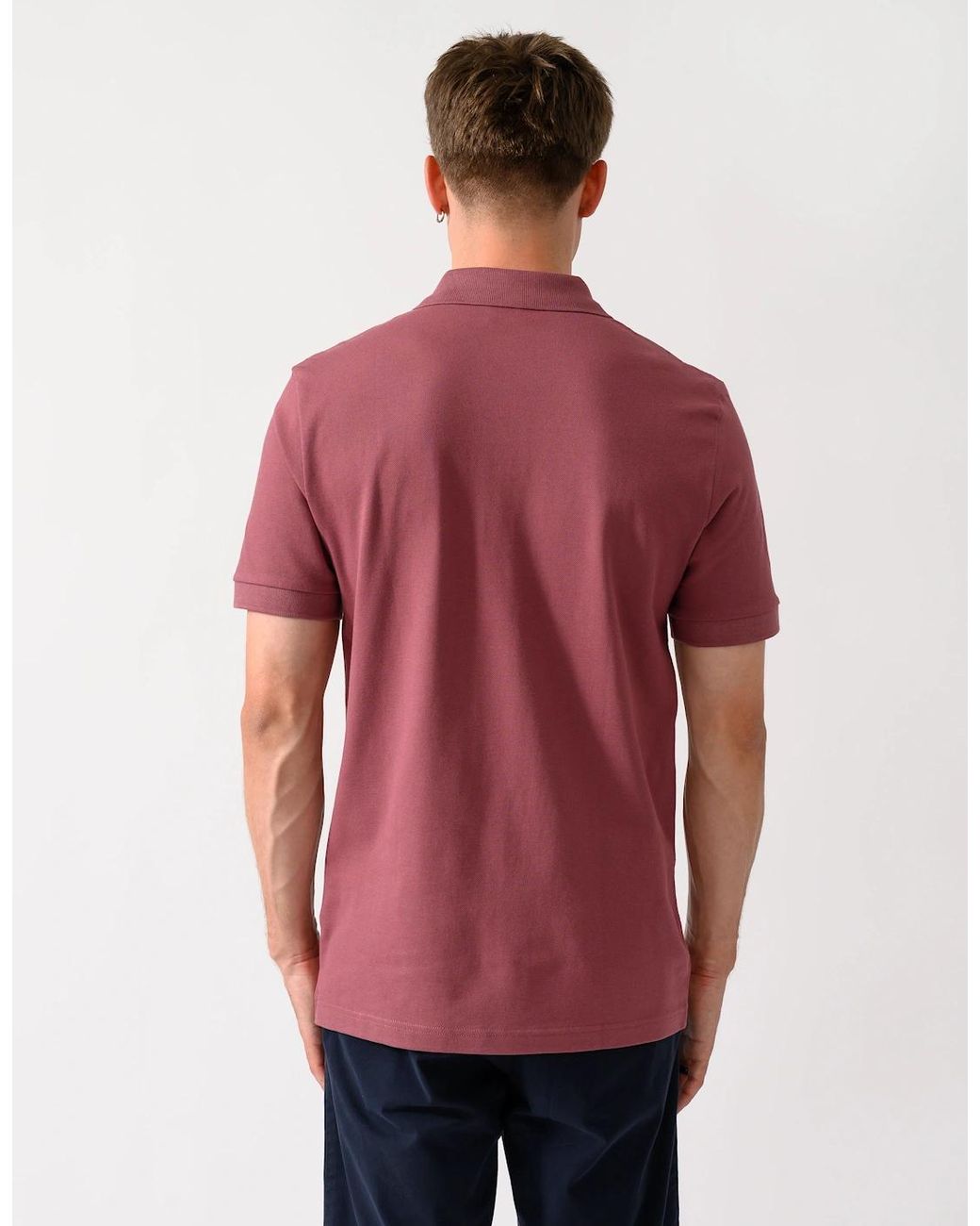 Boss Red Boss Passenger Stretch-Cotton Slim-Fit Polo Shirt With Logo Patch for men