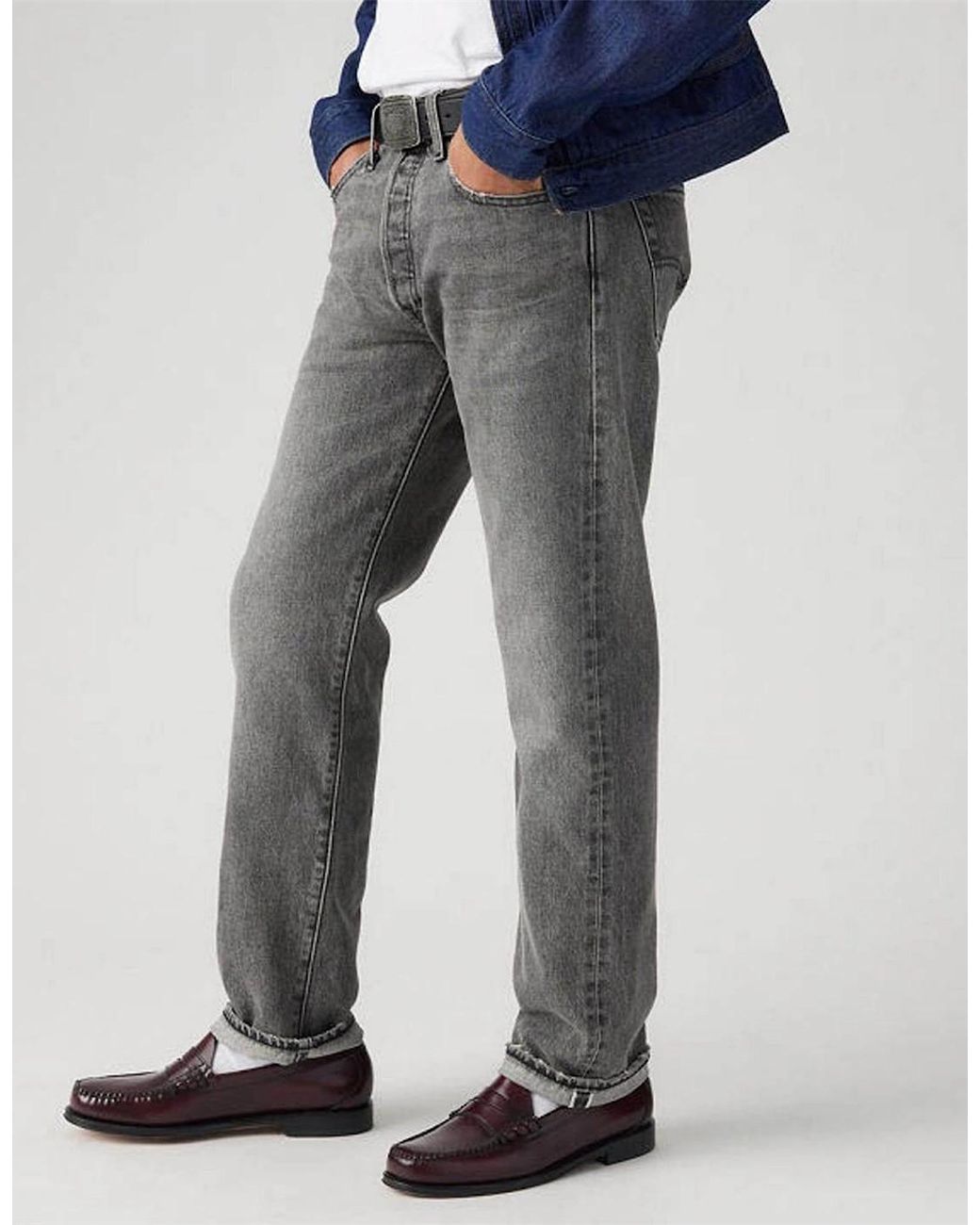 Levi's Gray 501 Orig On T for men