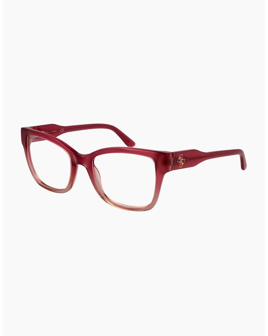 Guess Red Optical Frame Gu2902 074 53
