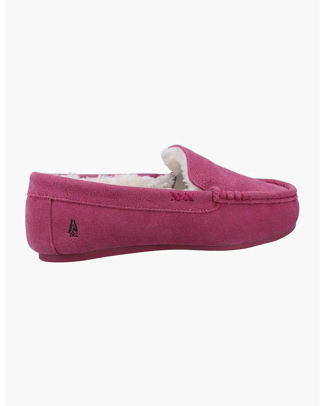 Hush Puppies Purple Annie Suede Slippers