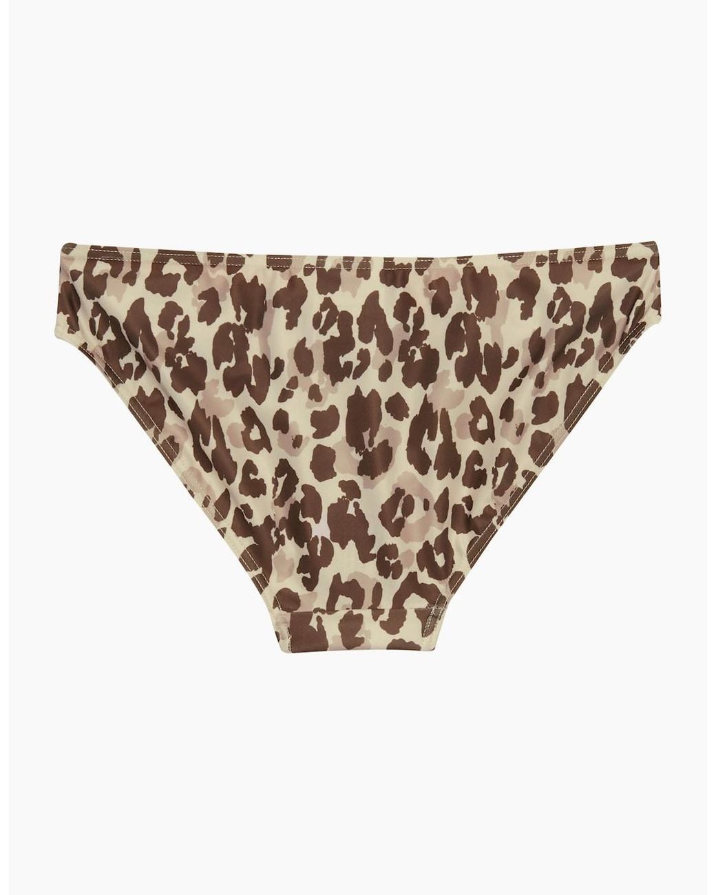 Regatta White Ladies Aceana Leopard Print Bikini Bottoms