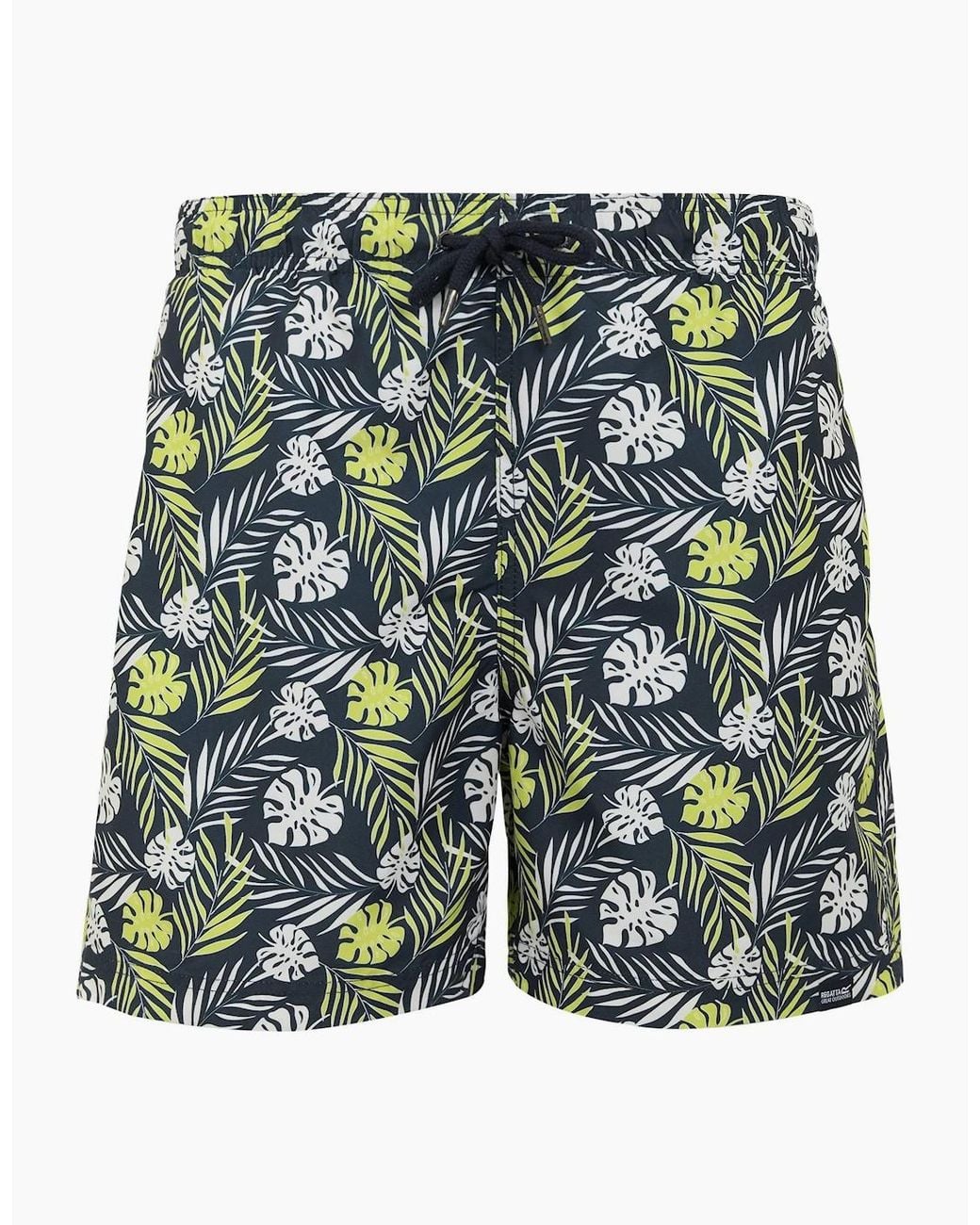 Regatta Green Loras Leaf Swim Shorts for men