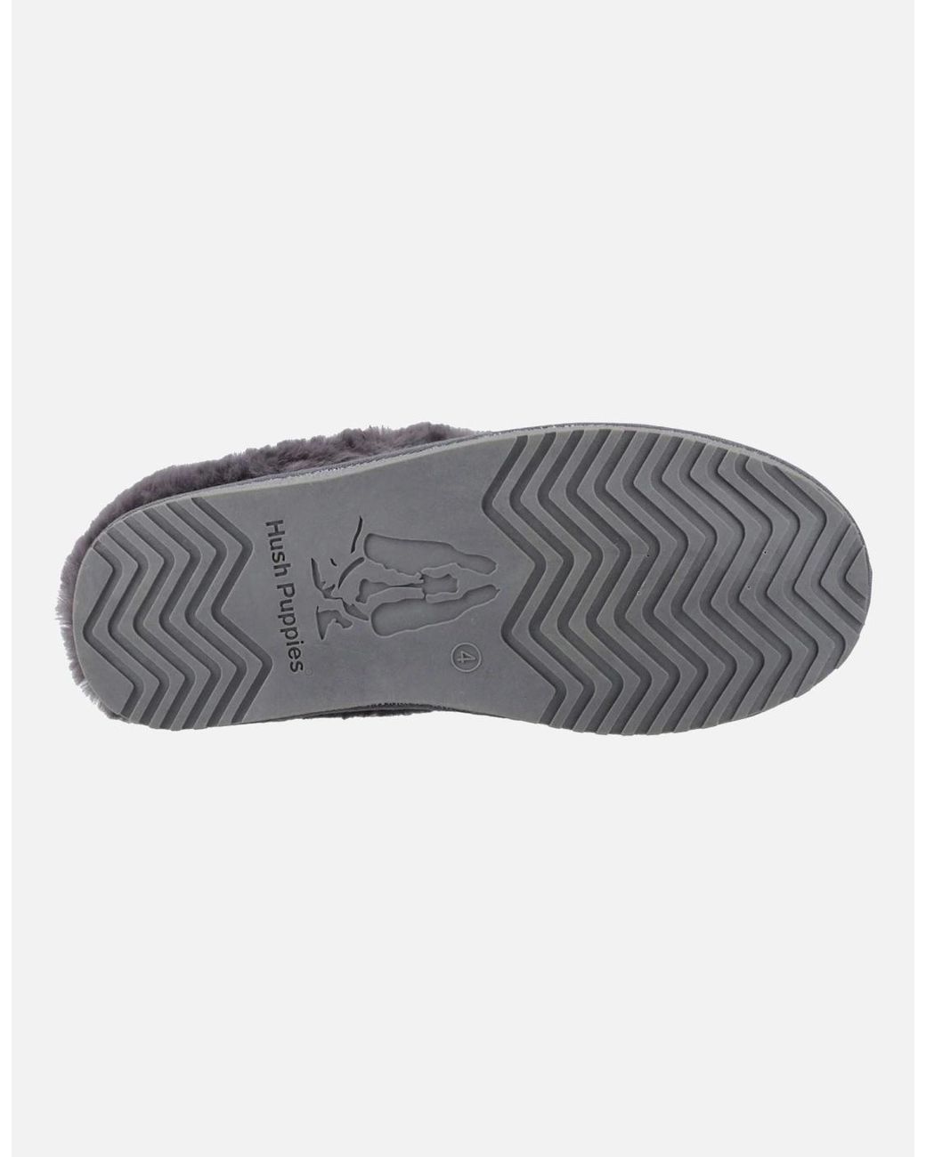 Hush Puppies Gray Amara Suede Slippers