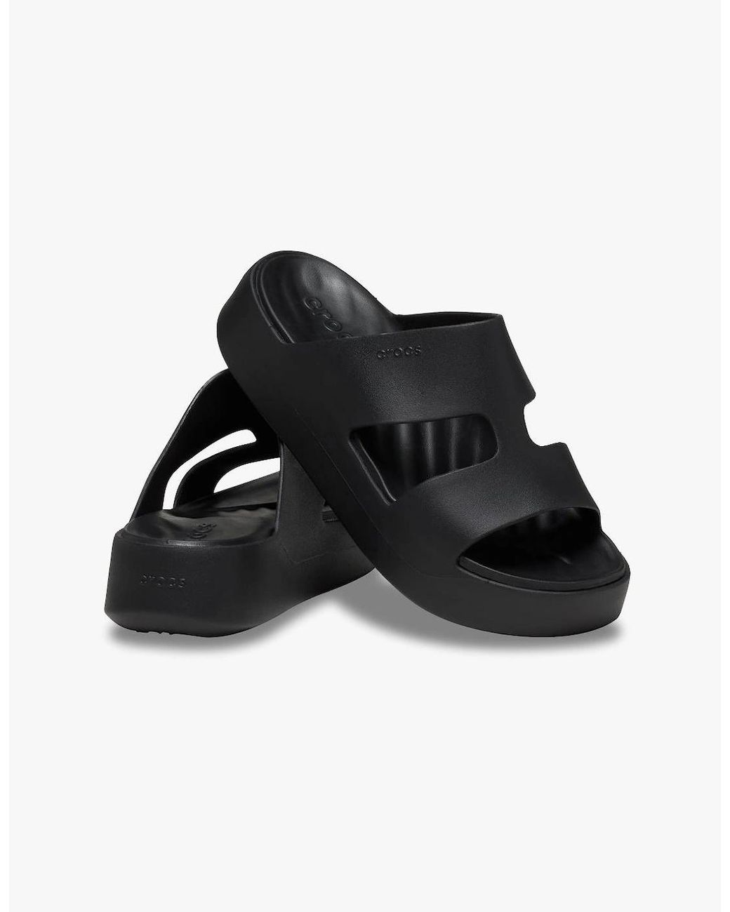 CROCSTM Black 209409-001 Flat Sandals