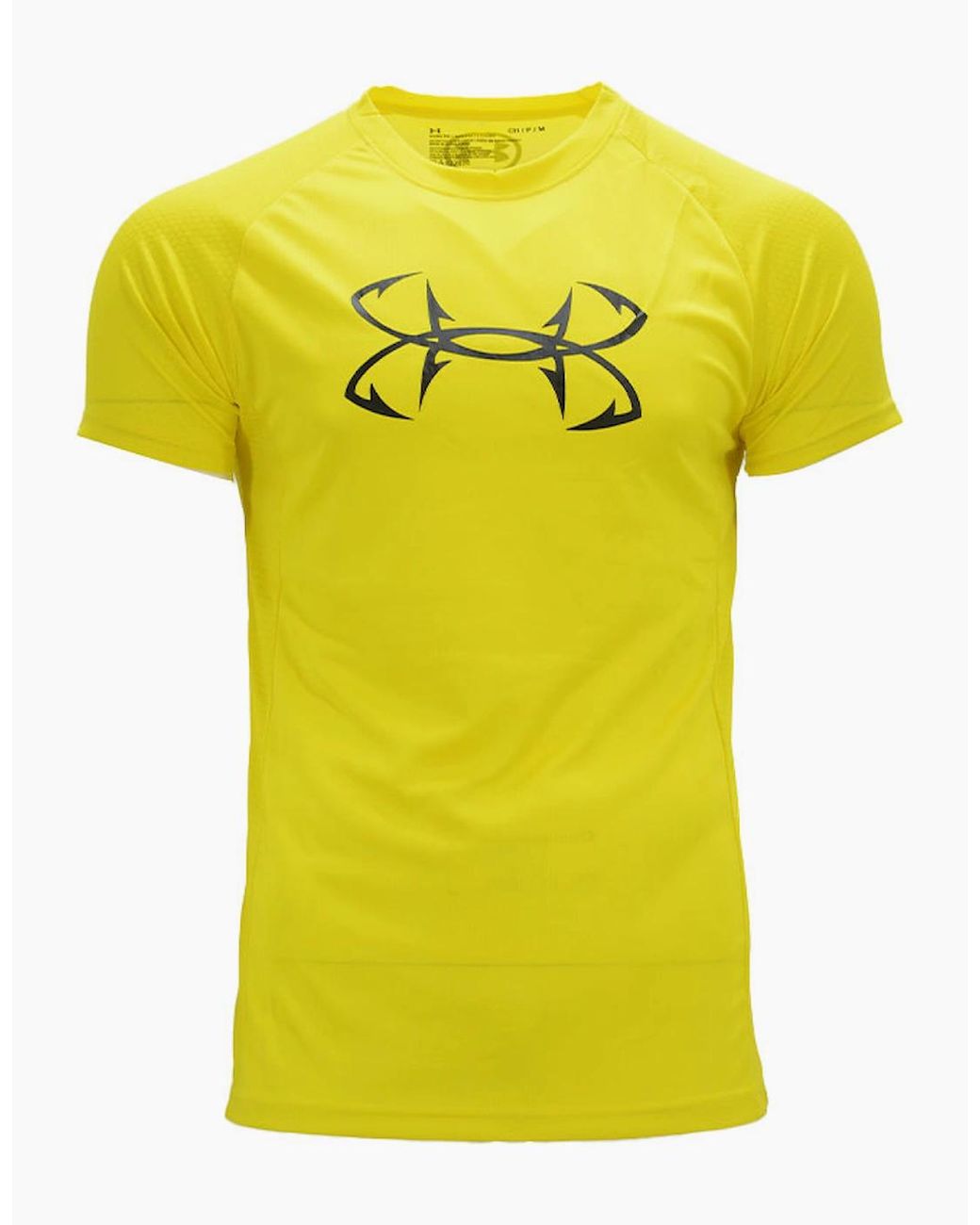 Under Armour Yellow Dri-Fit T Shirts Running Top