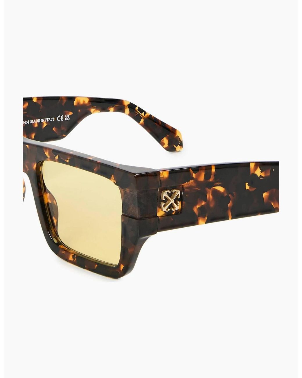 Off-White c/o Virgil Abloh Brown Off Chester Sunglasses for men