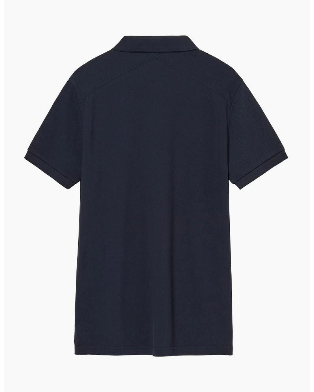 Ma Strum Blue Ink Pique Polo for men