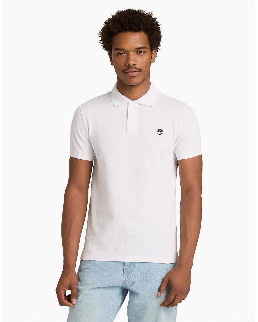 Timberland White Oyster River Polo Shirt for men