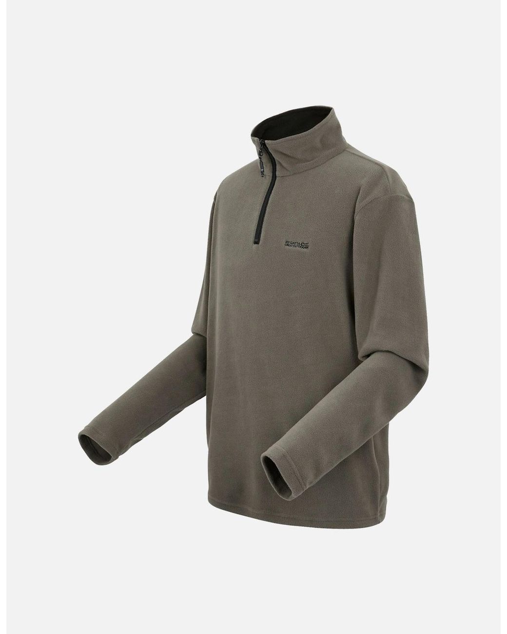 Regatta Gray Great Outdoors Thompson Half Zip Fleece Top for men