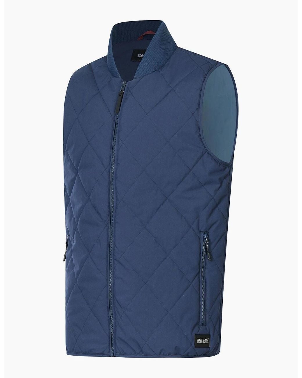 Regatta Blue Harvin Diamond Quilt Body Warmer for men