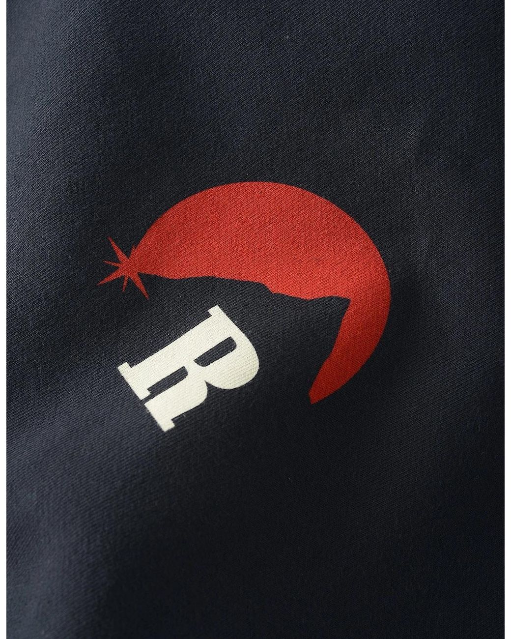 Rhude Black Moonlight Regatta Hoodie for men