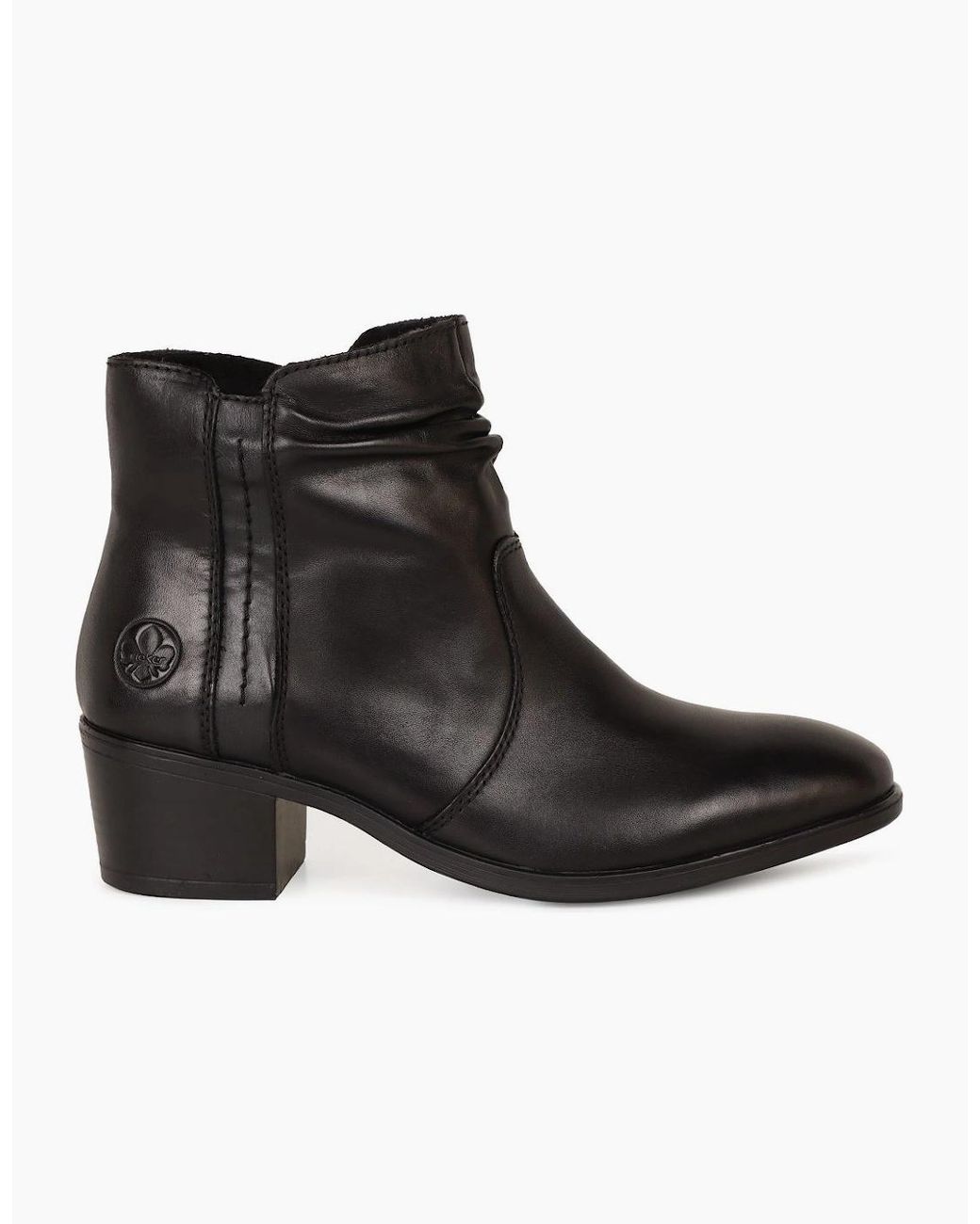 Rieker Black Hovingham Ankle Boots