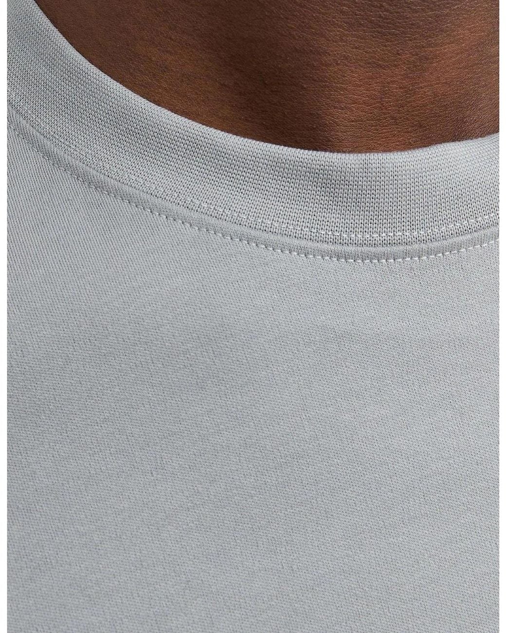 Jack & Jones Gray Edge 220 Gsm T-Shirt for men