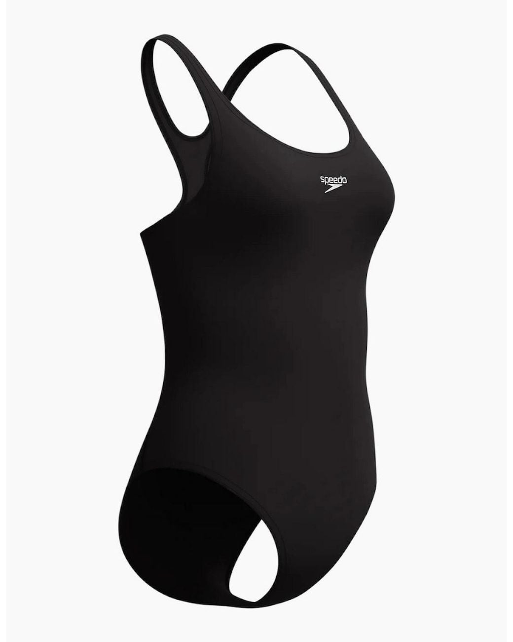 Speedo Black Ladies Medalist Endurance+ One Piece Swimsuit