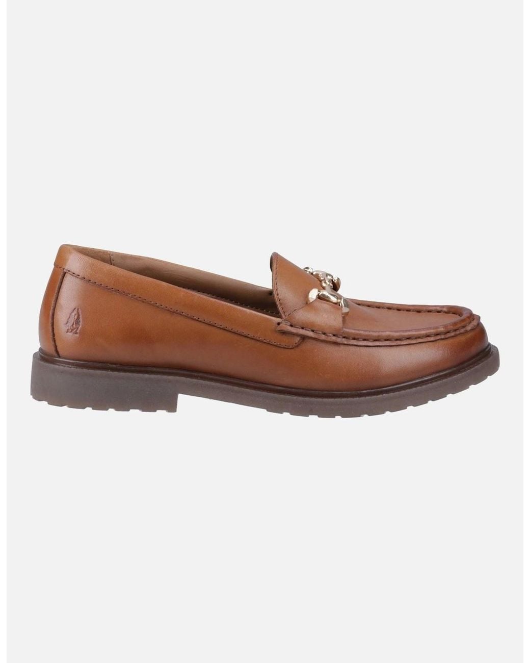 Hush Puppies Brown Verity Snaffle Leather Tan Loafers
