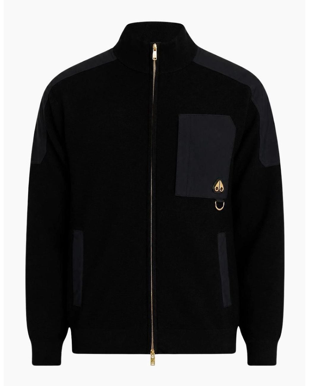 Moose Knuckles Black Series Elowan Zip Up Cardigan for men