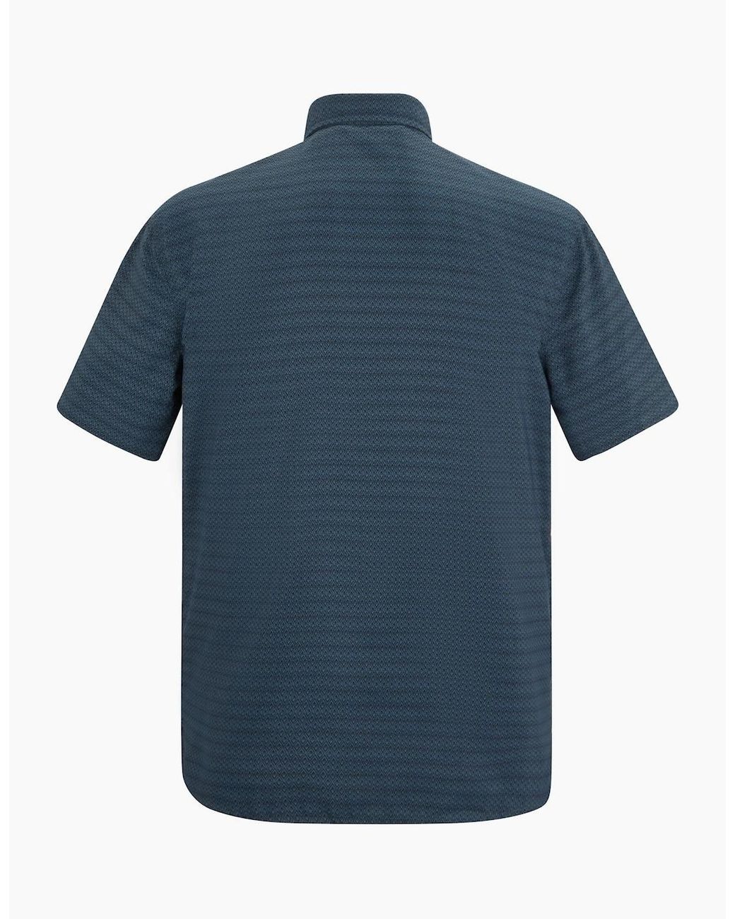 Regatta Blue Mindano Triangle Short-Sleeved Shirt for men