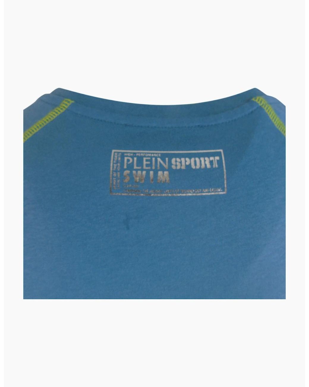 Philipp Plein Blue Plein Sport Performance Logo Light T-Shirt