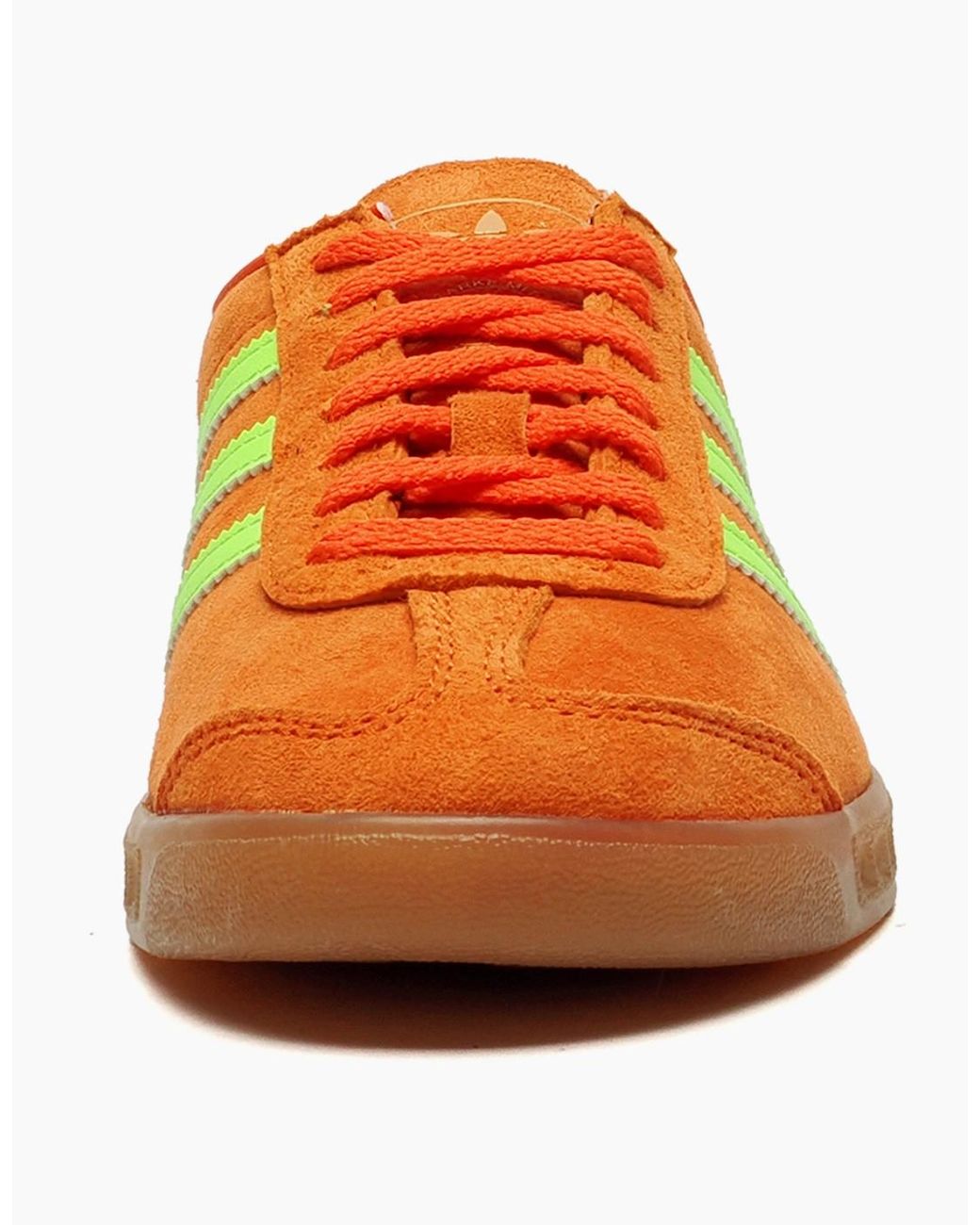 Adidas Orange Originals Hamburg Trainers Subtle Solar