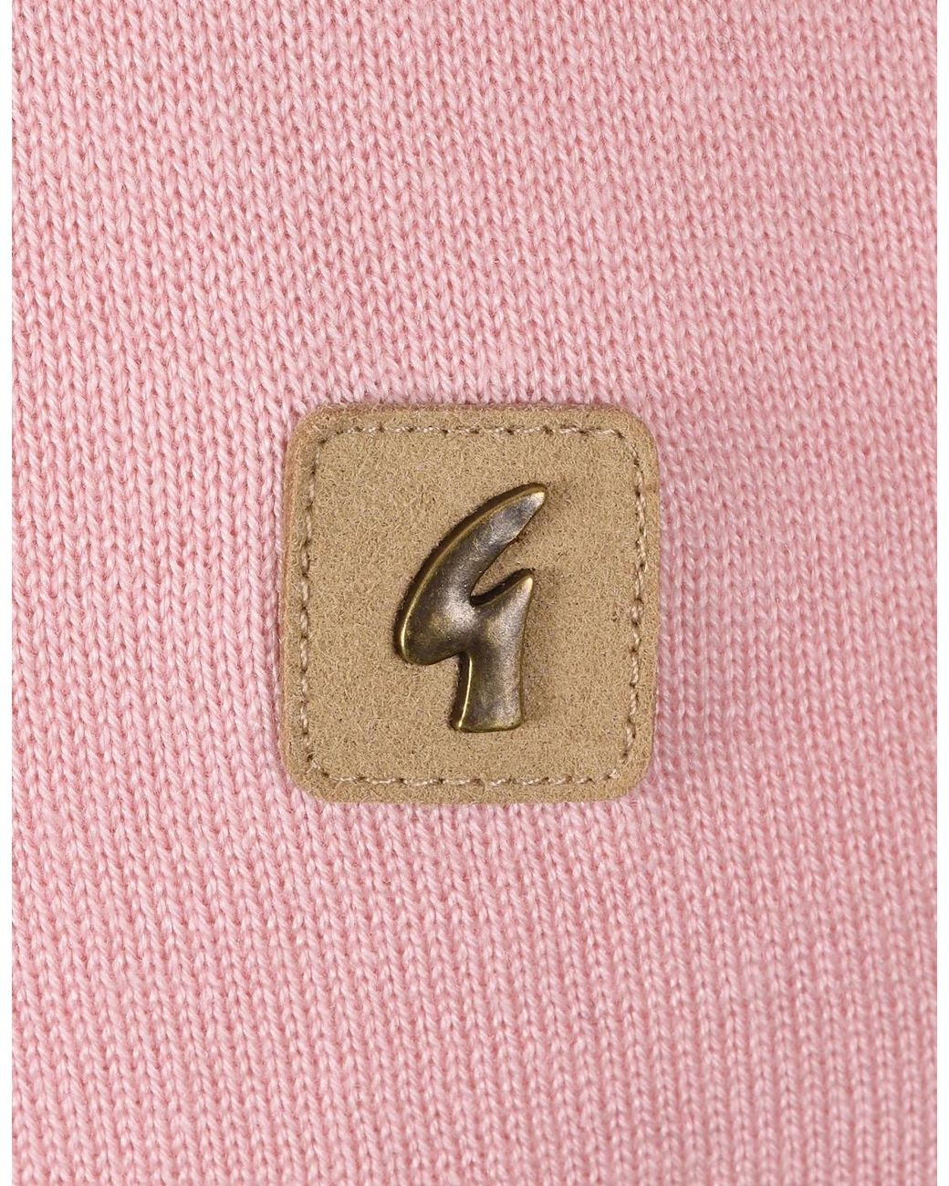 Gabicci Pink Lineker Knitted Polo Shirt Candy for men