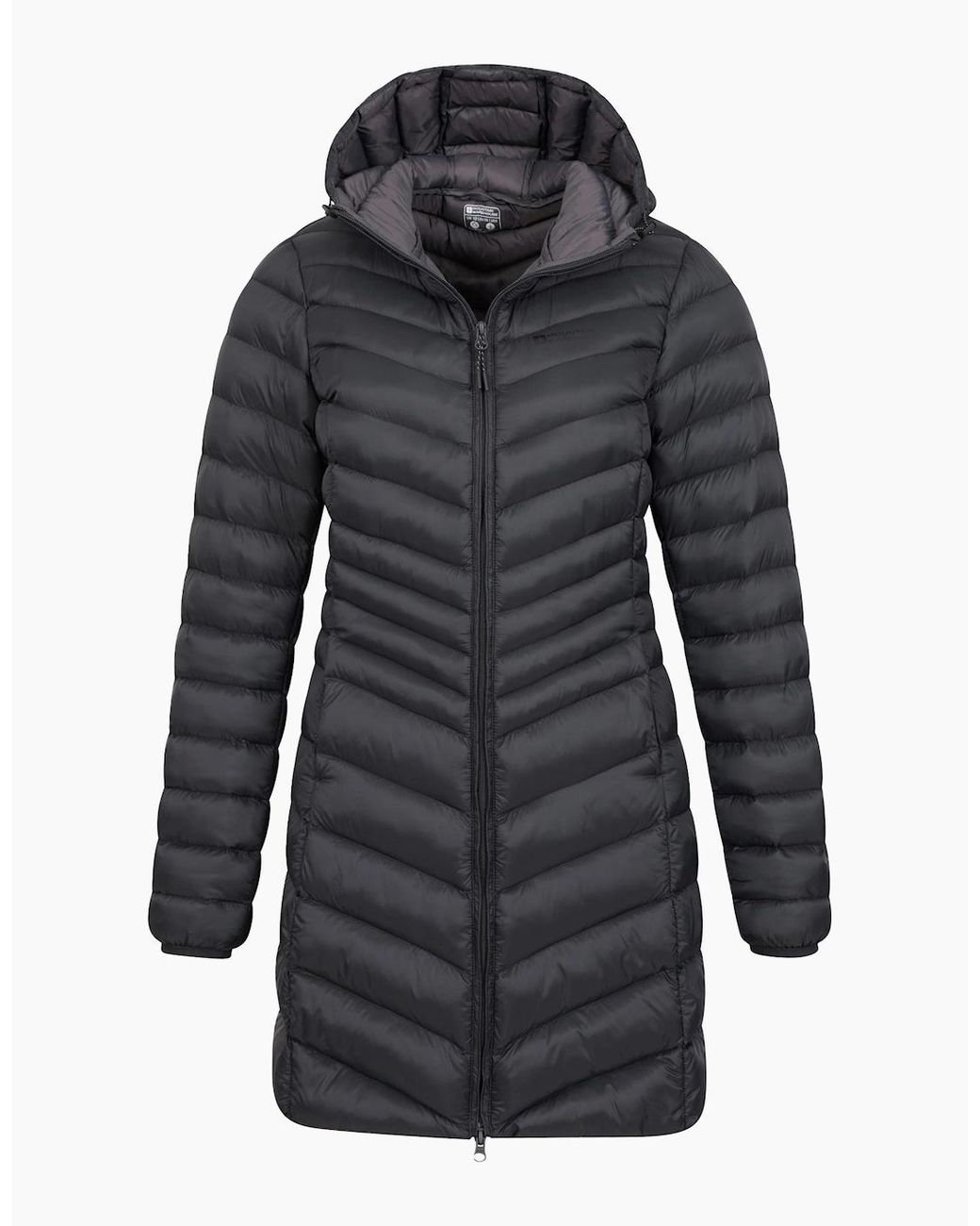 Mountain Warehouse Blue Ladies Florence Long Padded Jacket