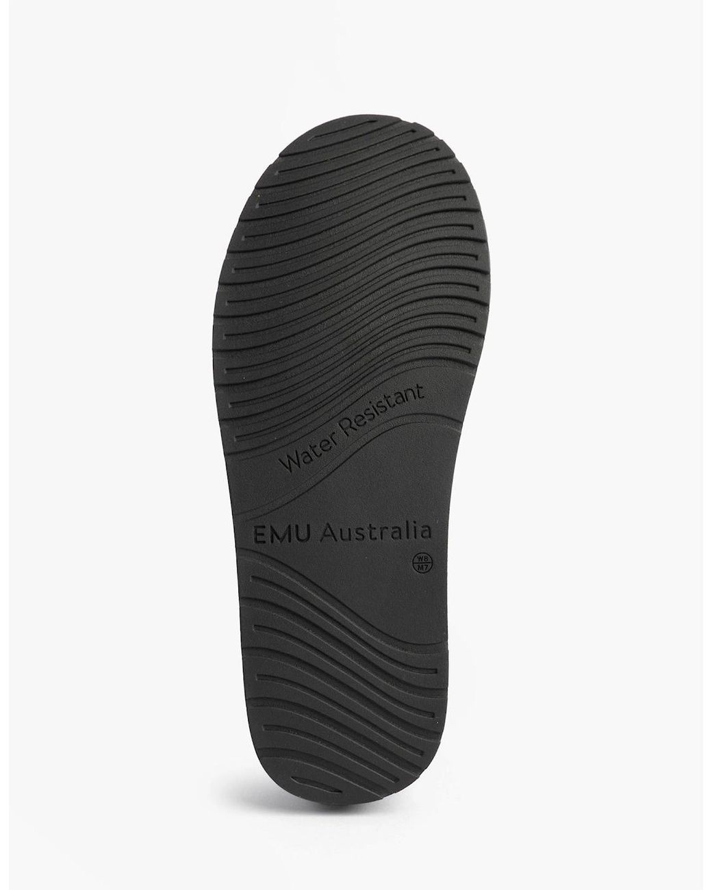 EMU Black Australia Stinger Micro Flatform Sheepskin Boot