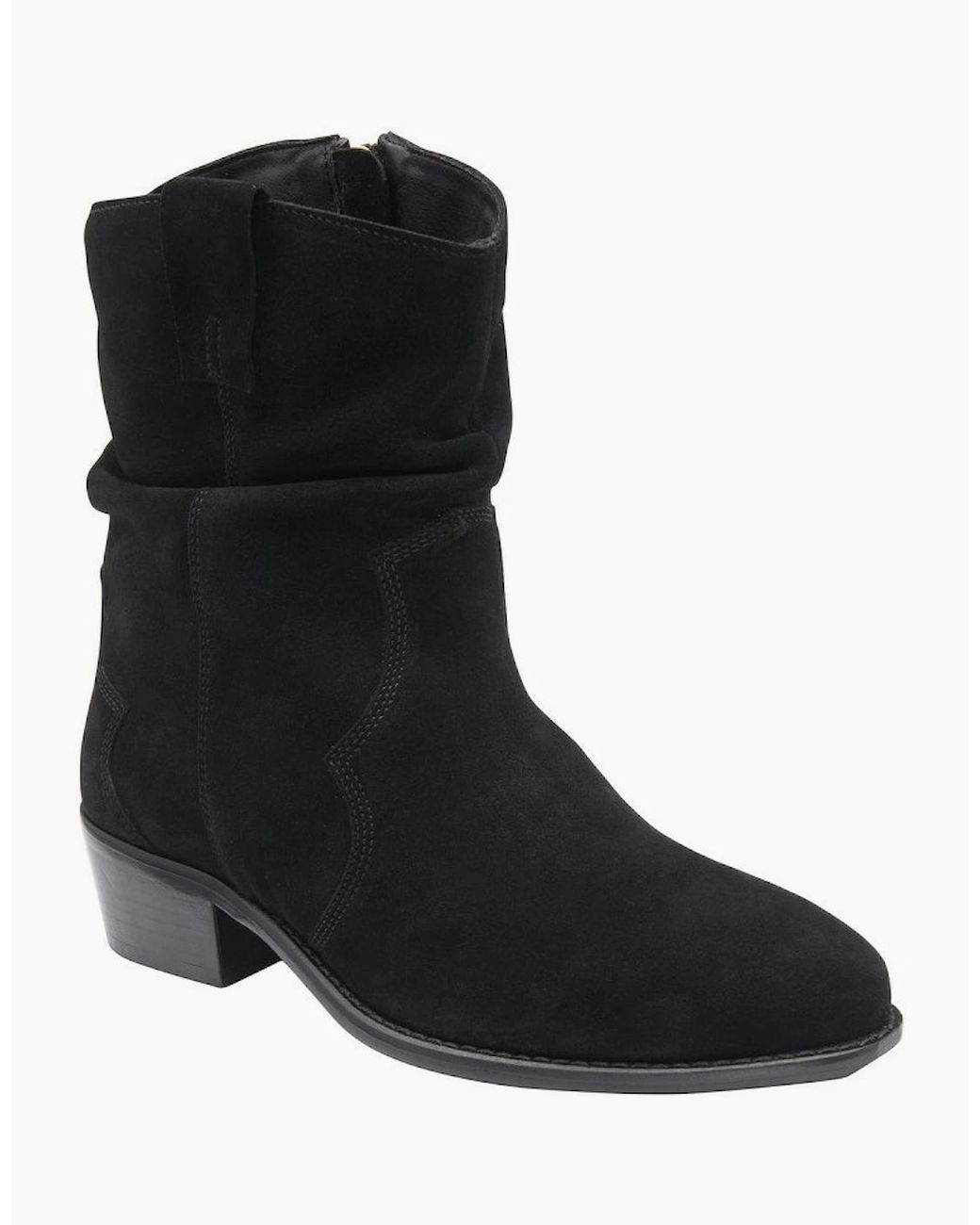 Lotus Black Dolly Ankle Boots