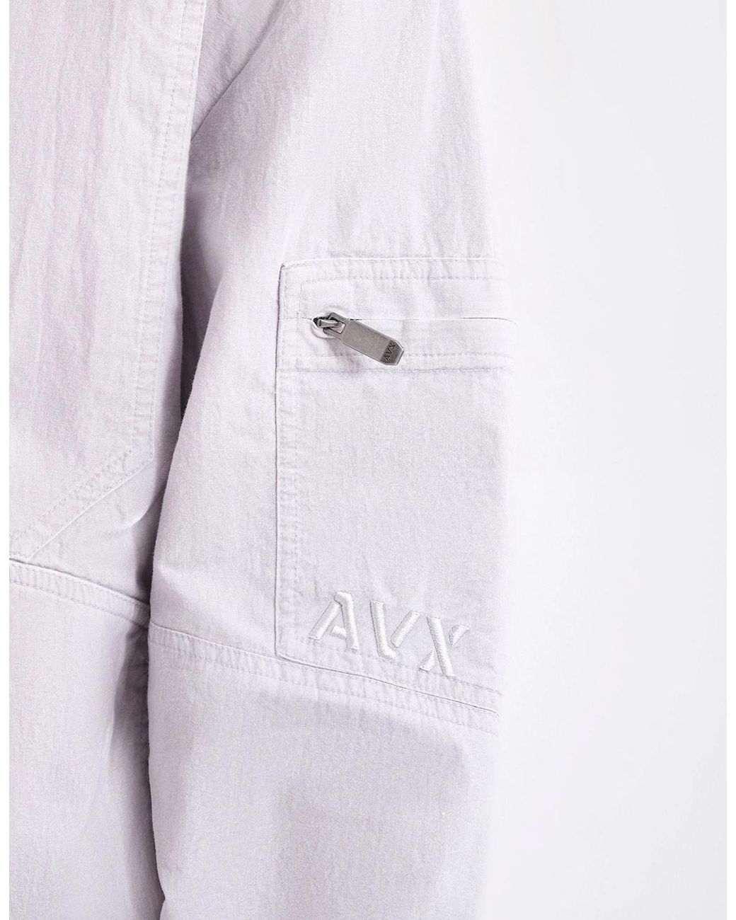 AVX White Mach Bomber for men