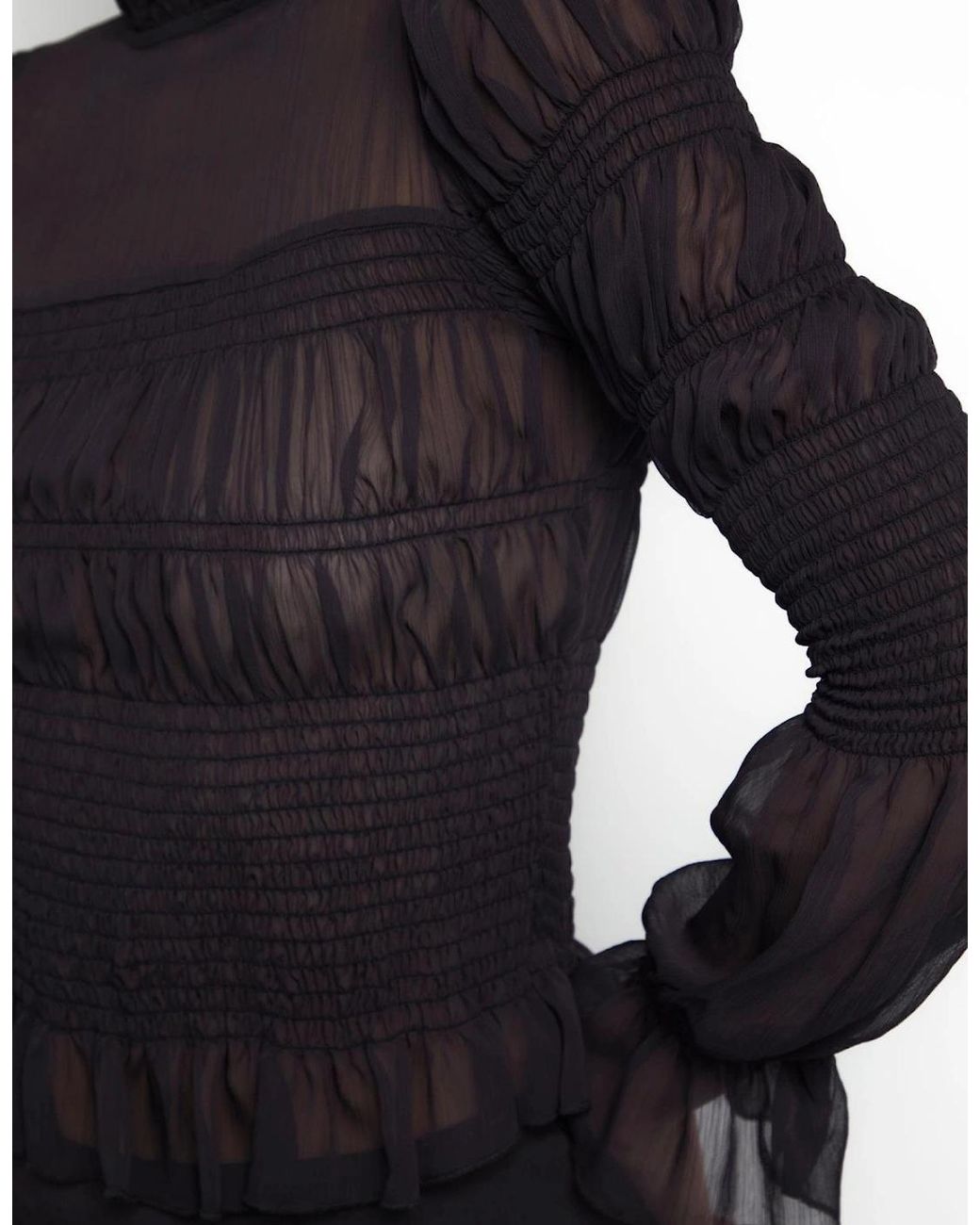 No Emotions UK Black The Mia Blouse