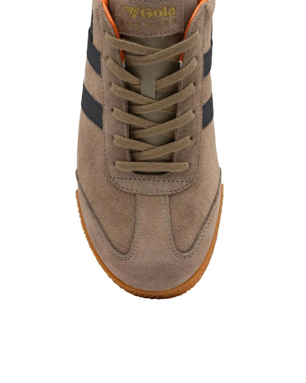 Gola Brown Harrier Suede Casual Trainers for men