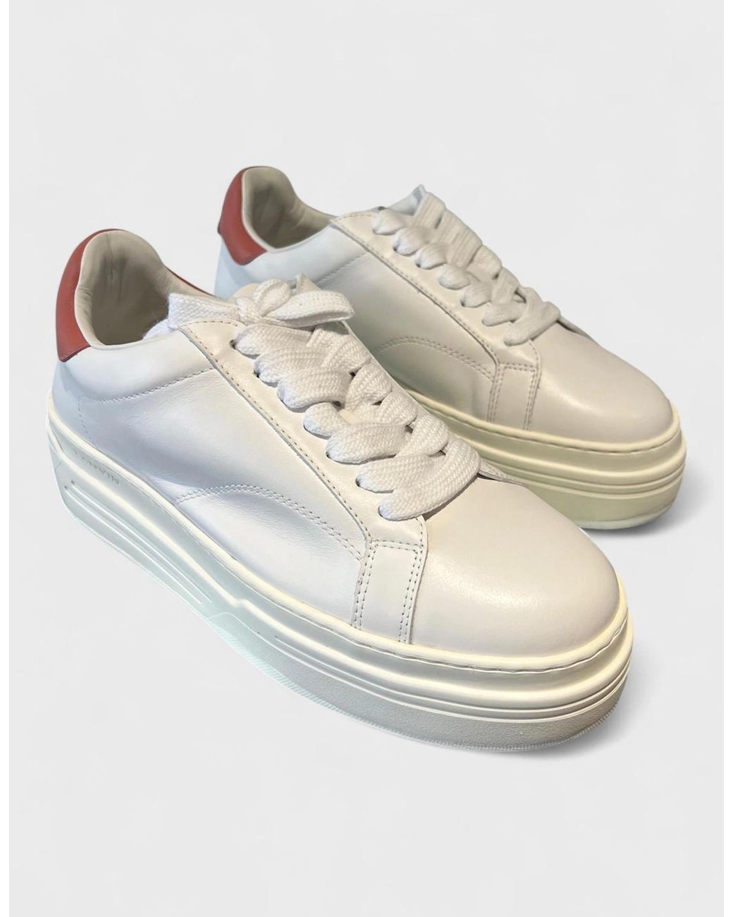 Lanvin White Ddb0 Platform Sneakers Wmns