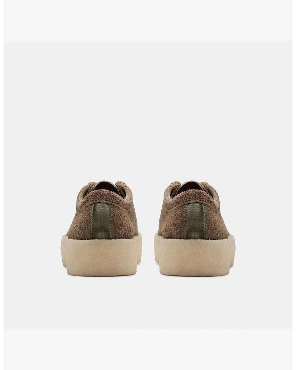 Clarks Brown Wallabee Cup Moc Toe Lace Up Moccasins for men