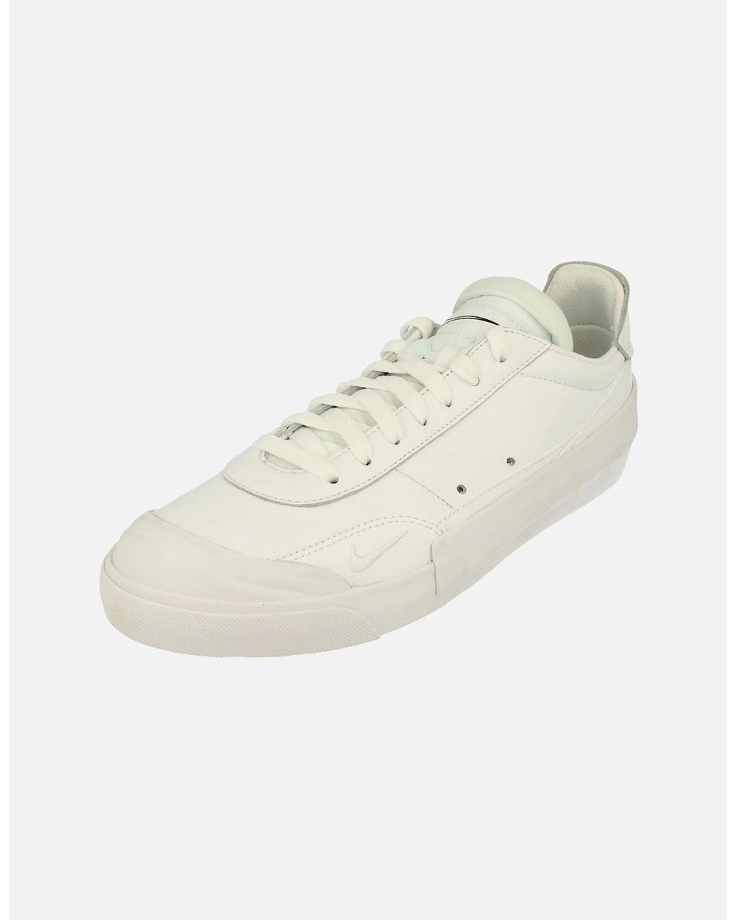 nike drop type all white