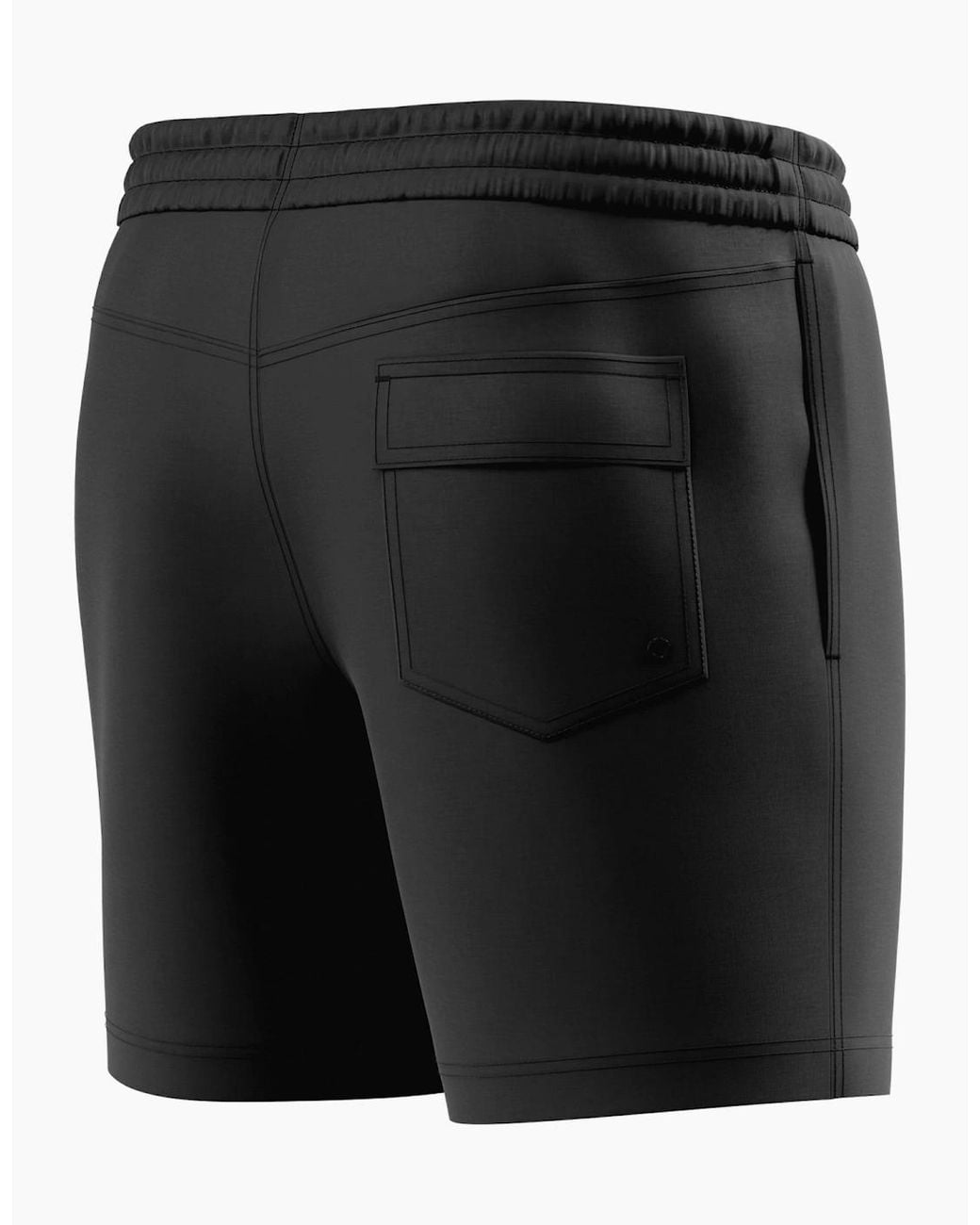 Speedo Black Medley Repeat Logo Swim Shorts for men