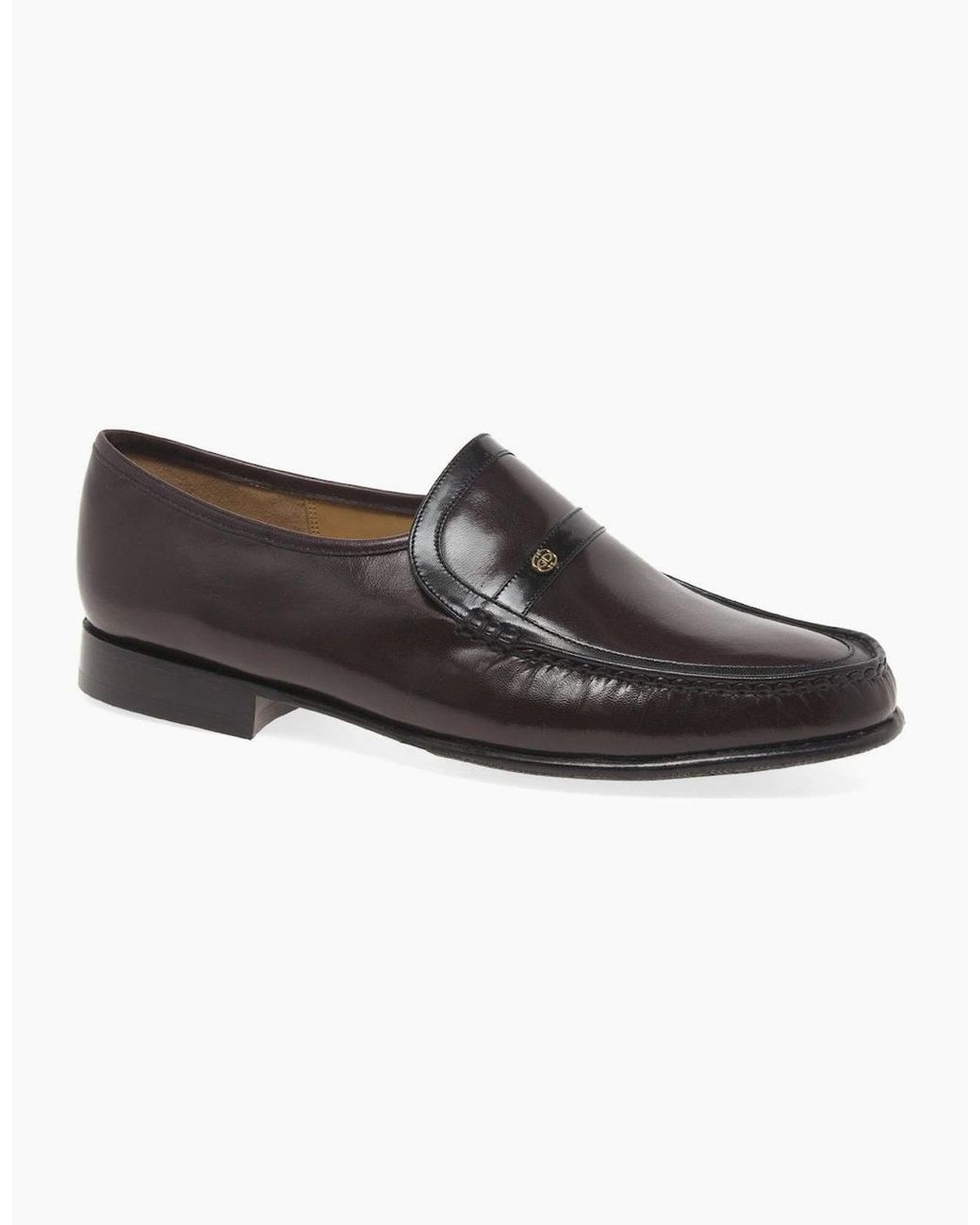 Barker Brown Jefferson Leather Loafers for men