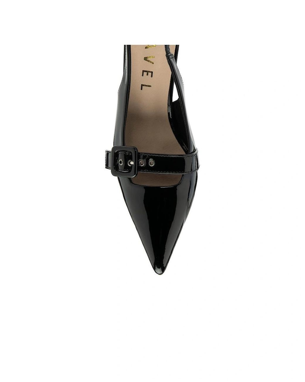Ravel Black Dalry Slingback Court Shoes