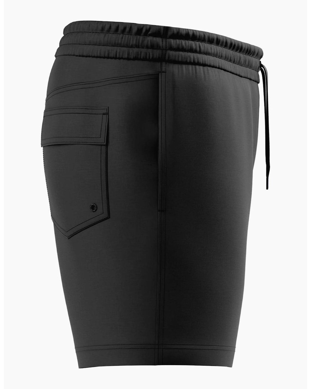 Speedo Black Medley Repeat Logo Swim Shorts for men