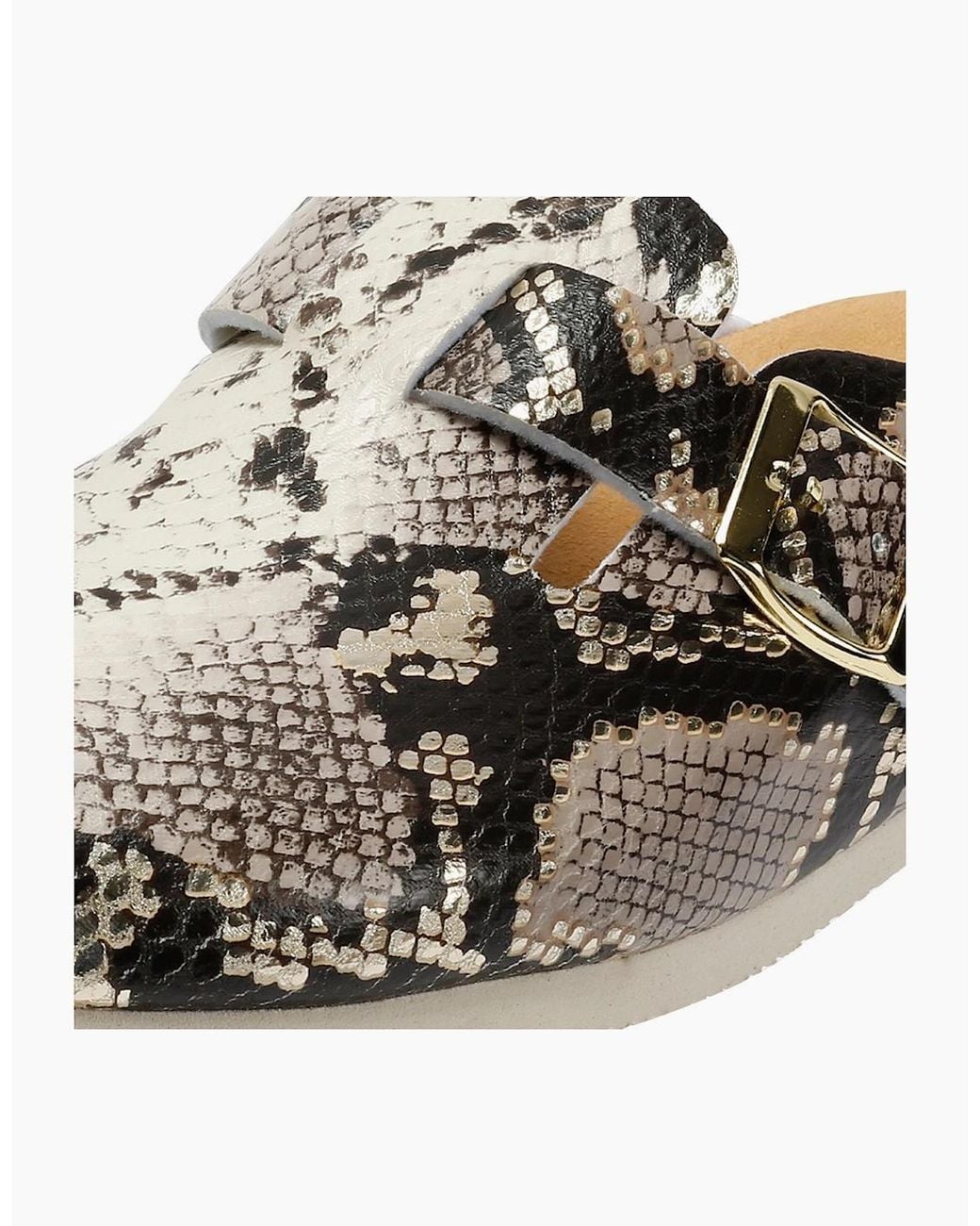 Original Penguin White Penguin Poppy Snake Mules