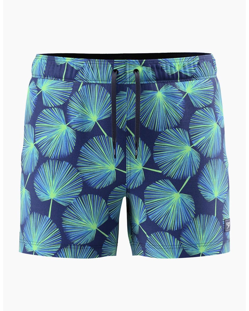 Speedo Blue Redondo Edge Volley Printed Swim Shorts for men