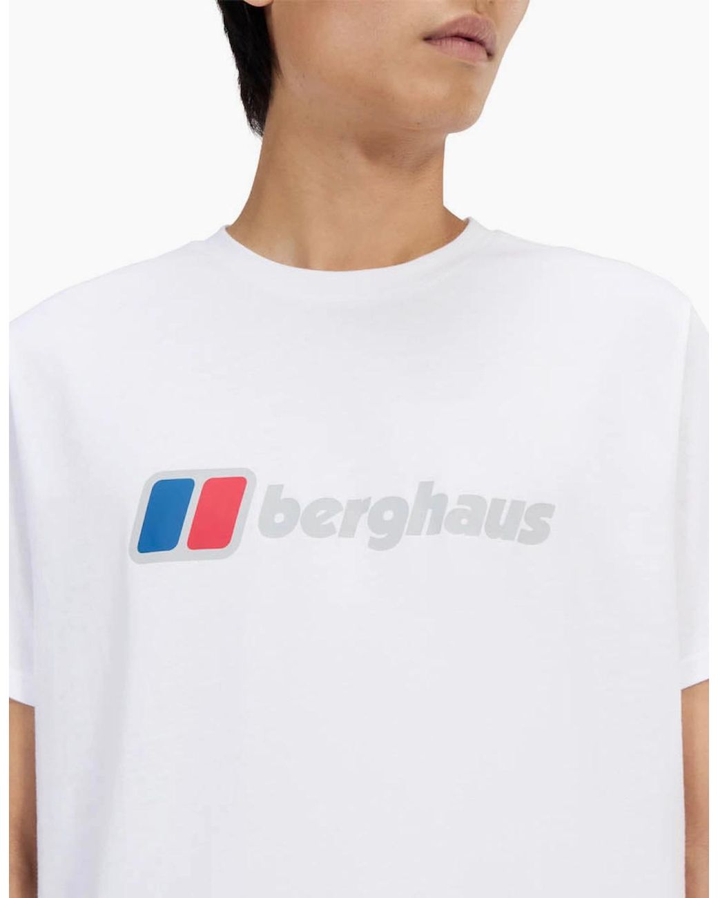 Berghaus White Class Large Logo T-Shirt for men