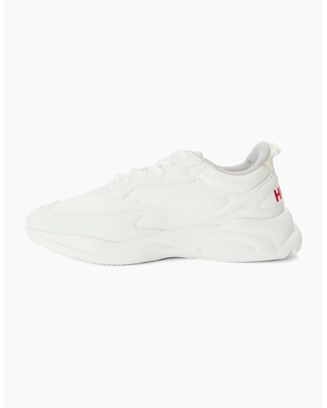 Boss White Leon Runners for men