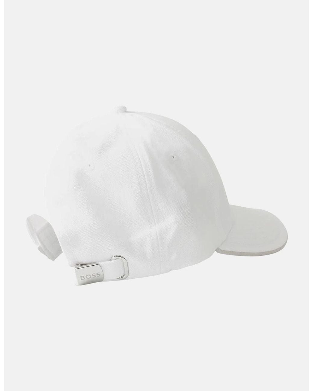 Boss White Boss Bold Cotton Twill Cap