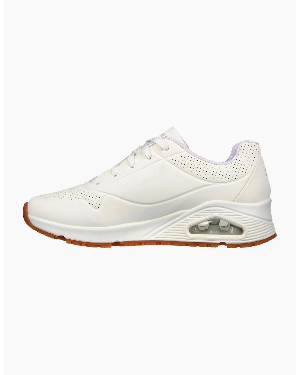 Skechers White Relaxed Fit: Uno Sr Safety Trainers