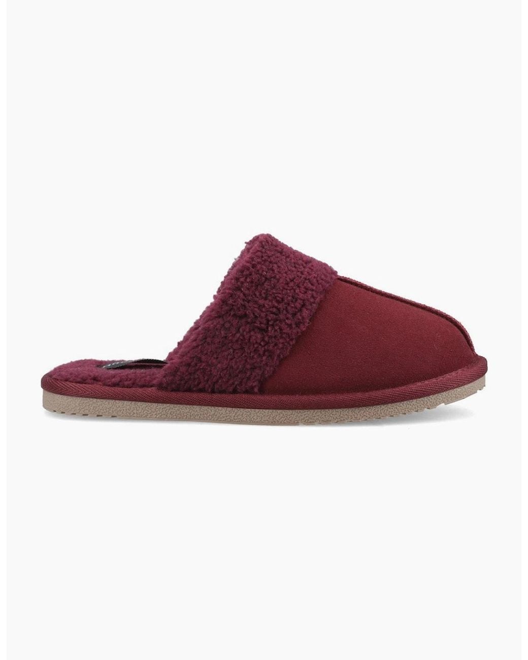 Hush Puppies Red Arianna Mules Wine