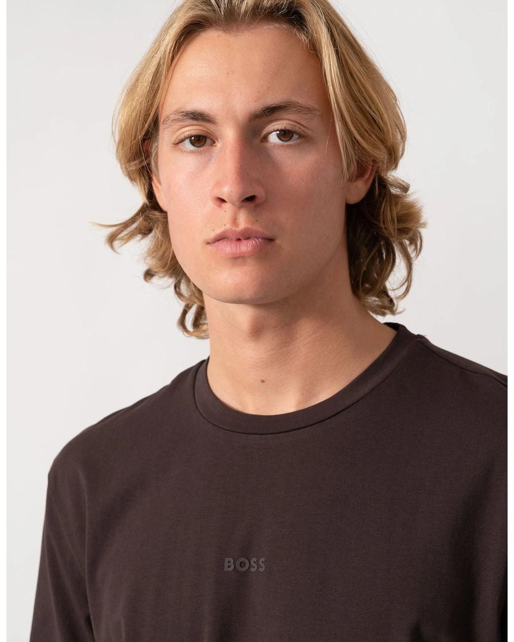 Boss Black Boss Tchup Crew Neck Small Logo T-Shirt for men