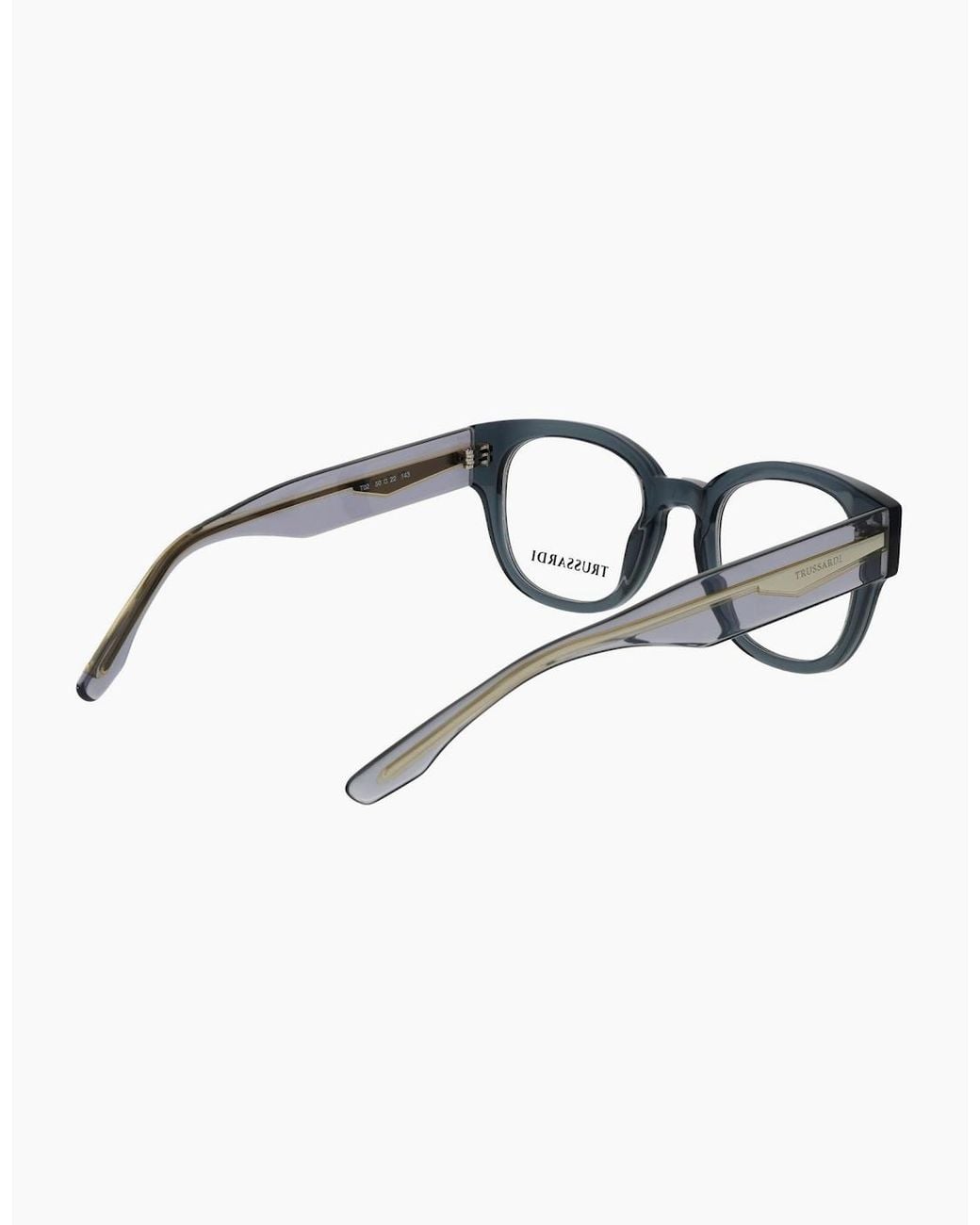 Trussardi Gray Optical Frame Tsu6042 T02 50 for men